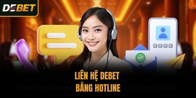 Liên hệ Debet bằng hotline