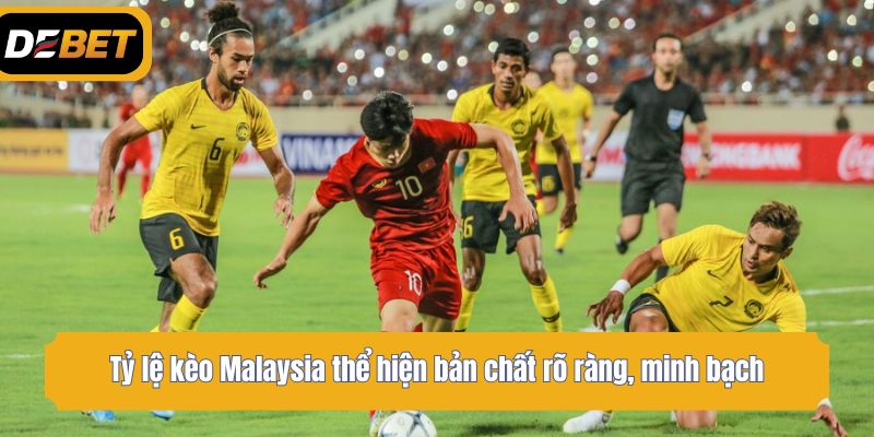 Tỷ lệ kèo Malaysia thể hiện bản chất rõ ràng, minh bạch